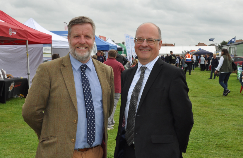 John Cooper with Finlay Carson MSP