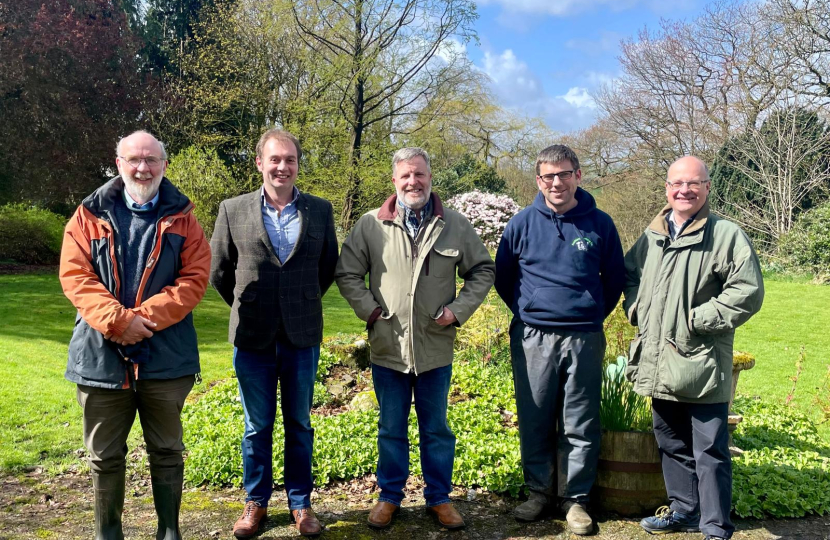 John Cooper for Dumfries and Galloway, Finlay Carson MSP, NFU Scotland Stewart Wyllie, John Locke, Hamish Campbell, Auchlane Farming