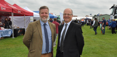 John Cooper with Finlay Carson MSP