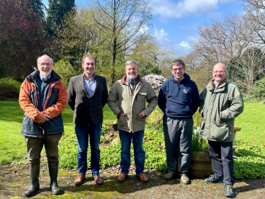 John Cooper for Dumfries and Galloway, Finlay Carson MSP, NFU Scotland Stewart Wyllie, John Locke, Hamish Campbell, Auchlane Farming